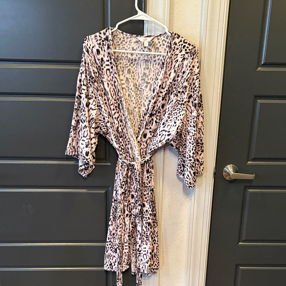 Leopard Print Women's Robe